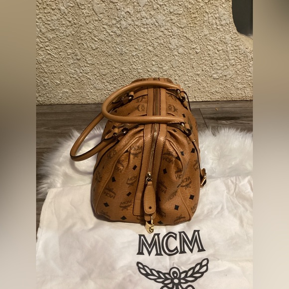 MCM Cognac Bowler’s Bag - Picture 5 of 16